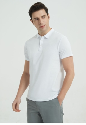 Polyester Mens Summer Workwear Logo Golf Polo Shirts Ice Polo Business Casual Shirt