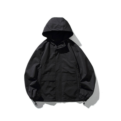 Wholesale  Fashion Style  Jacket  High Quantity Windproof Vintage Campus Men Hooded Jacket