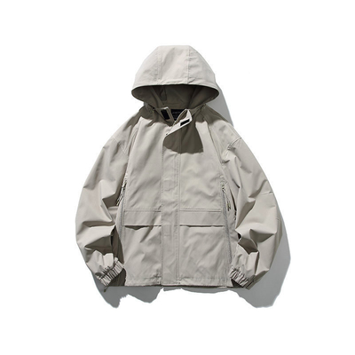 Wholesale  Fashion Style  Jacket  High Quantity Windproof Vintage Campus Men Hooded Jacket